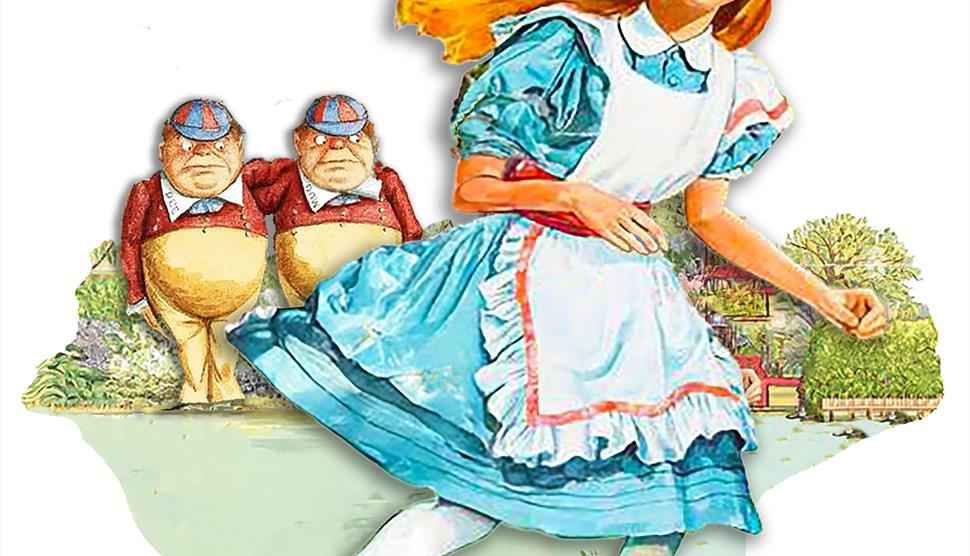 Alice Through the Looking Glass family outdoor theatre at Hinton Ampner