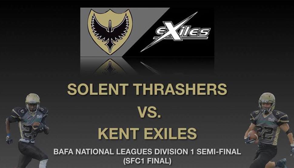 American Football: Solent Thrashers vs Kent Exiles - Visit Hampshire