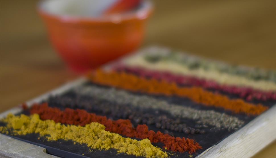 Outdoor Indian Cooking at Season Cookery School, Lainston
