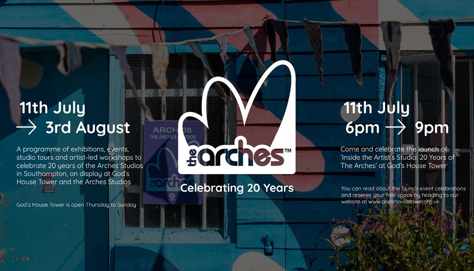 Exhibition: Inside the Artist's Studio: 20 Years of the Arches at God's House Tower