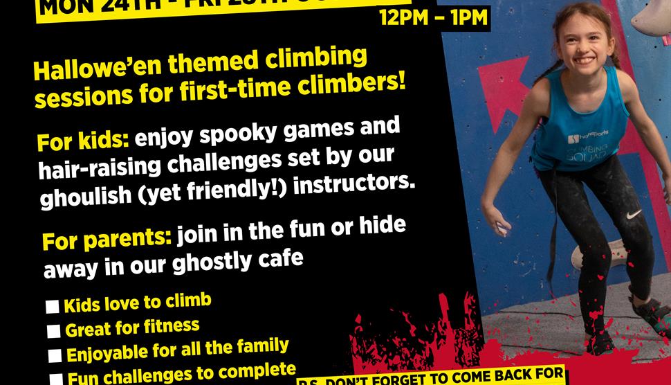 Halloween Climbing Taster Sessions at Boulder Shack