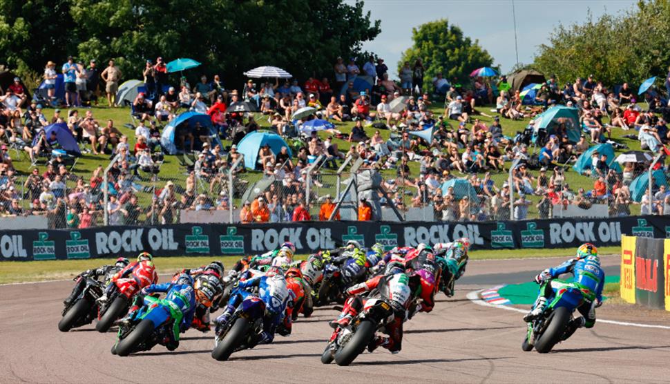 British Superbikes at Thruxton Race Circuit