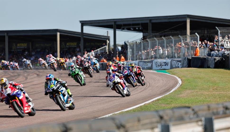 British Superbikes at Thruxton Race Circuit