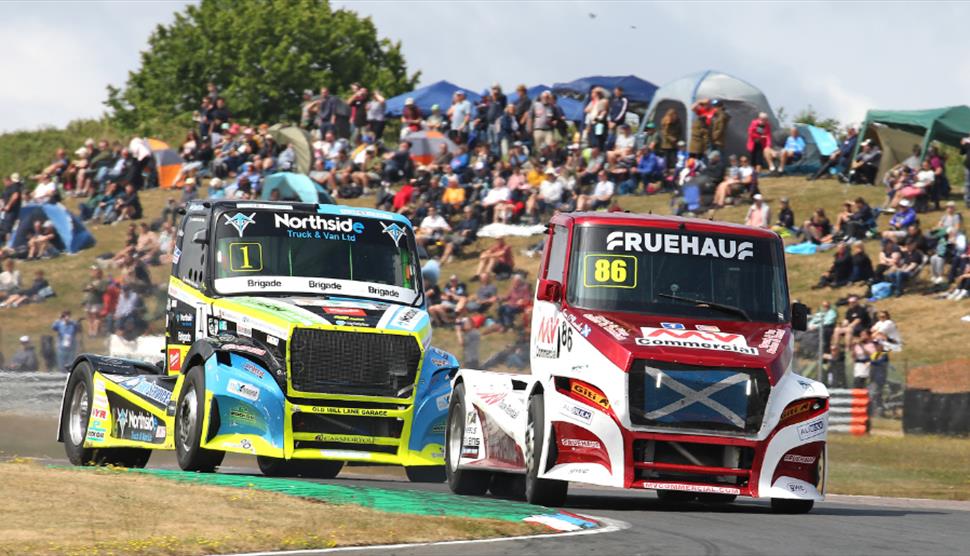 British Truck Racing at Thruxton Circuit