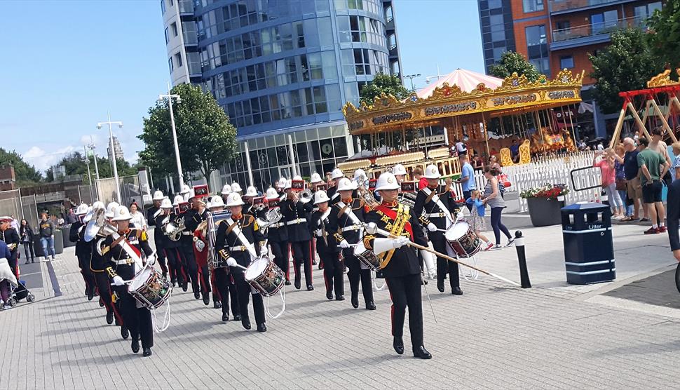 Summer at Gunwharf Quays