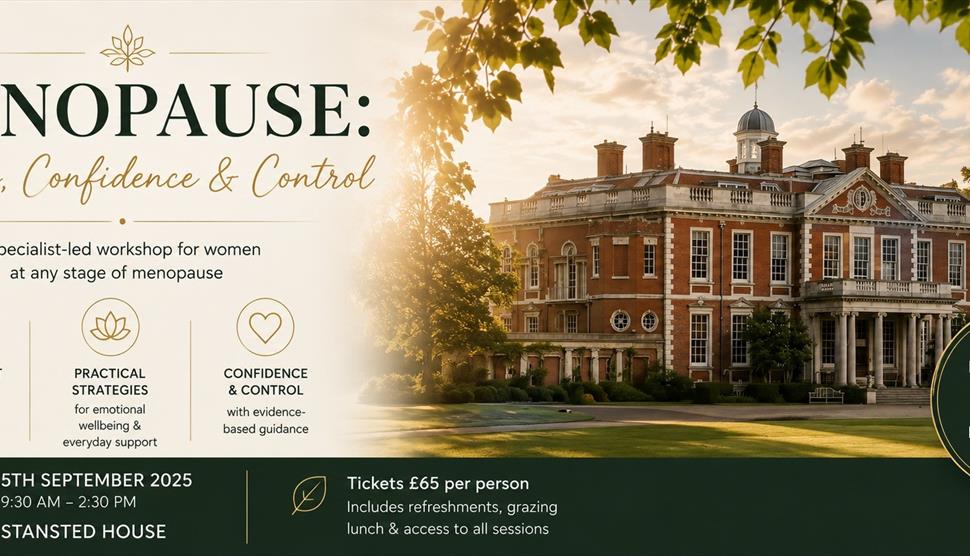 Menopause Wellness Day: Clarity, Confidence & Control at Stansted Park