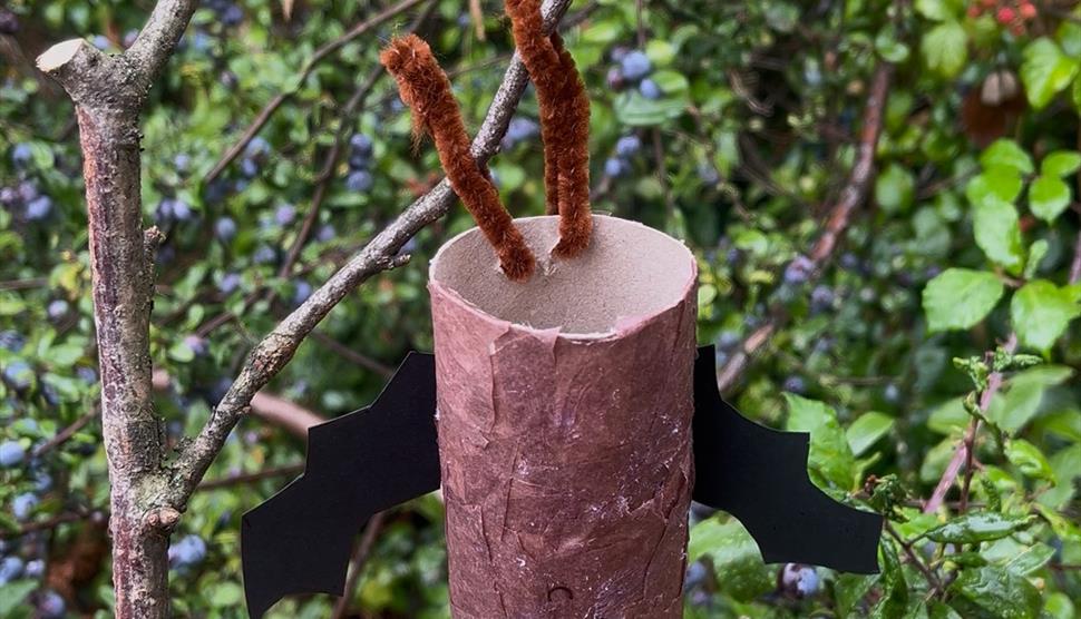 Upside Down Bat Craft