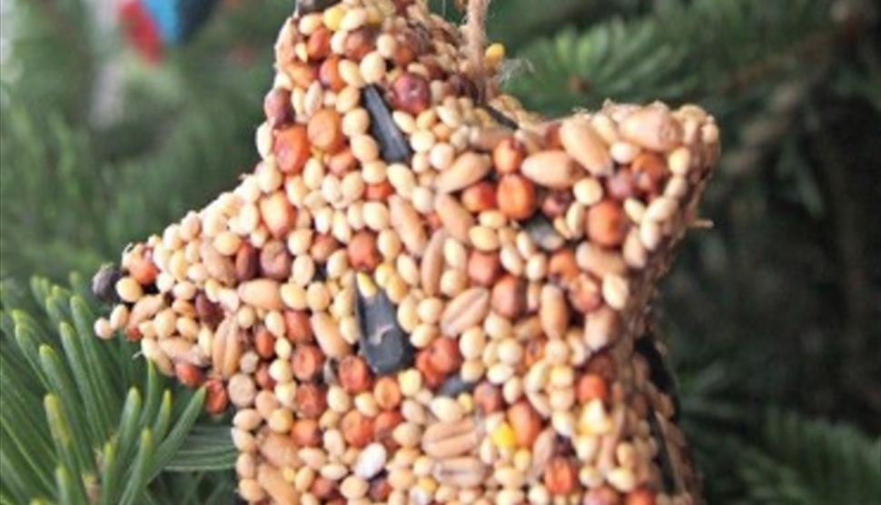 Birdseed Ornaments at Eling Tide Mill Experience