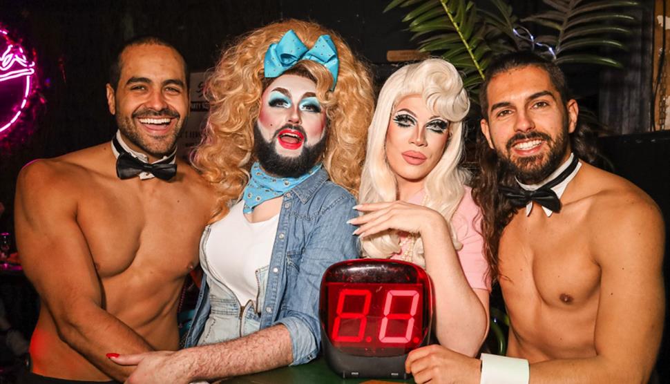 Drag queens and buff butlers at the Buff Bingo Bottomless Brunch Portsmouth