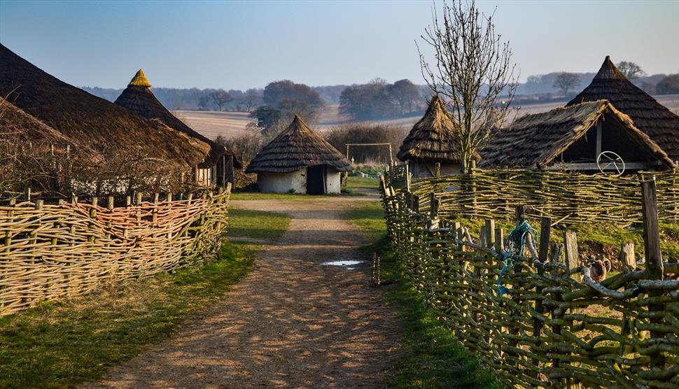 Butser Ancient Farm in the South Downs National Park