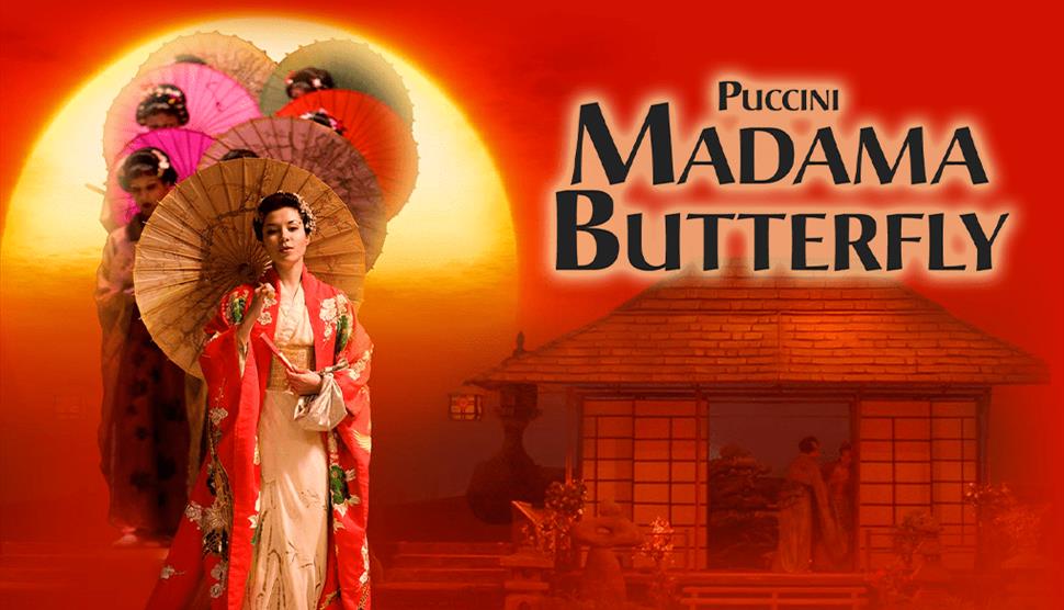 Poster for Puccini: Madama Butterfly at the Kings Theatre in Southsea