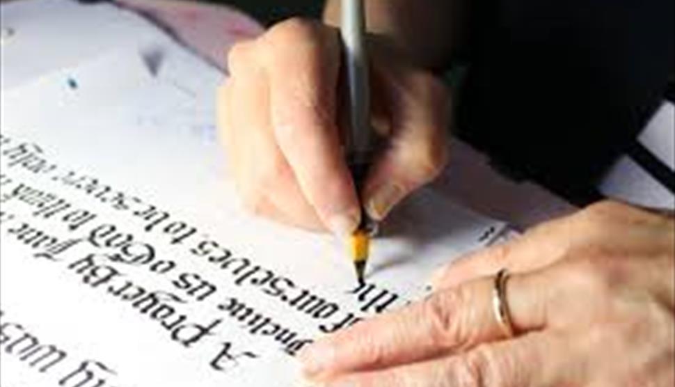 Scribes Open Day at Winchester Cathedral