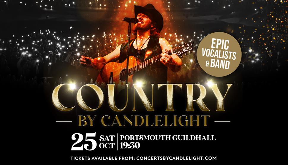 Poster for Country by Candlelight at Portsmouth Guildhall
