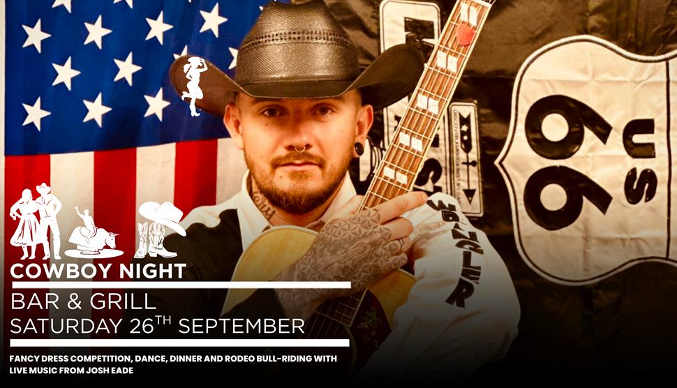 Cowboy Night Dinner with live music from Josh Eade at Sky Park Farm