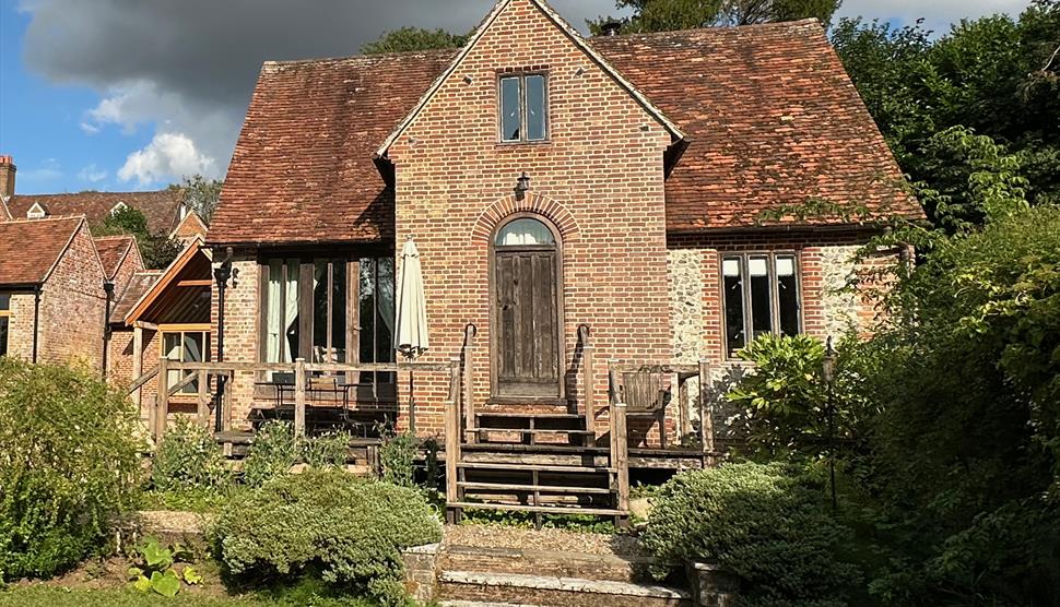 The exterior of Dovecote Cottage