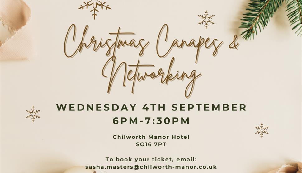 Christmas & Canapes Networking Event
