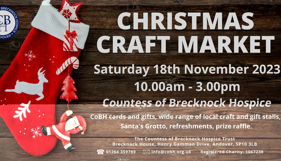 Christmas Craft Market at Countess of Brecknock Hospice