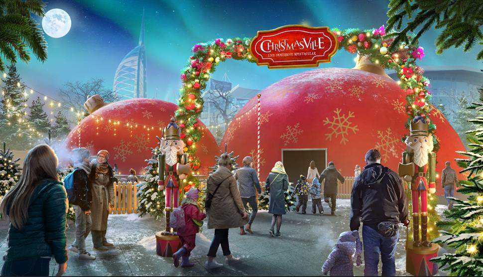 Christmasville at Gunwharf Quays