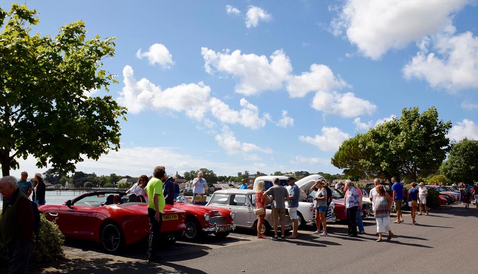 Classic and Supercars on the Hythe Marina