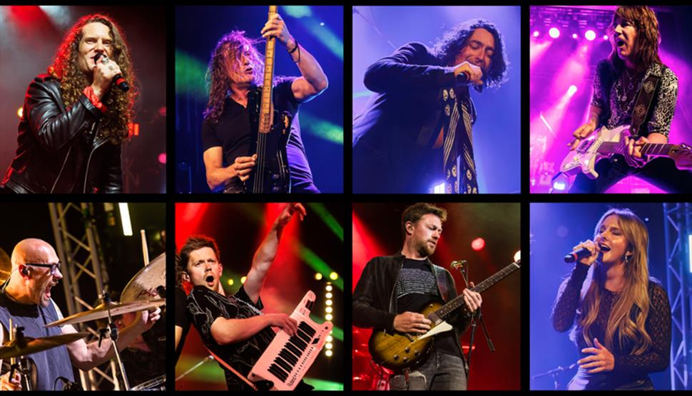 Poster for The Classic Rock Show featuring some of its performers