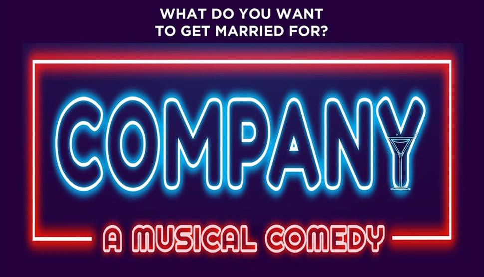 Logo for Company, a performance by the Portsmouth Players