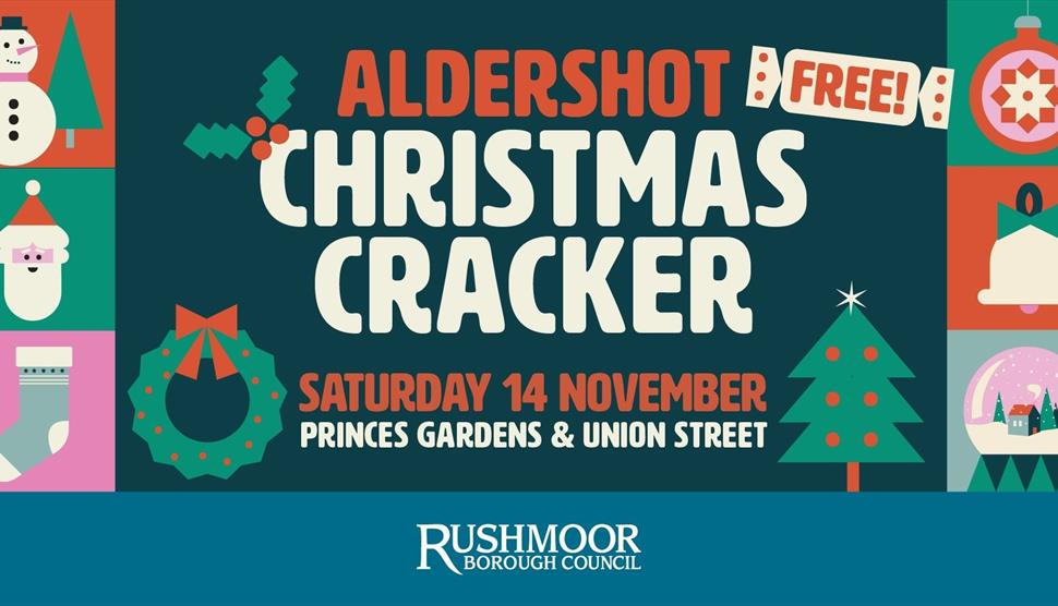 Aldershot Christmas Cracker and Christmas Lights Switch On