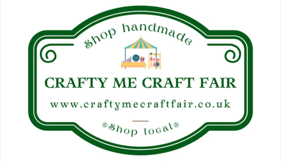 Green logo reading crafty me craft fai
