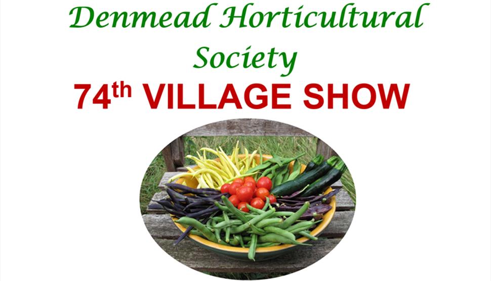 Poster for the Denmead Horticultural Society's 74th Village Show