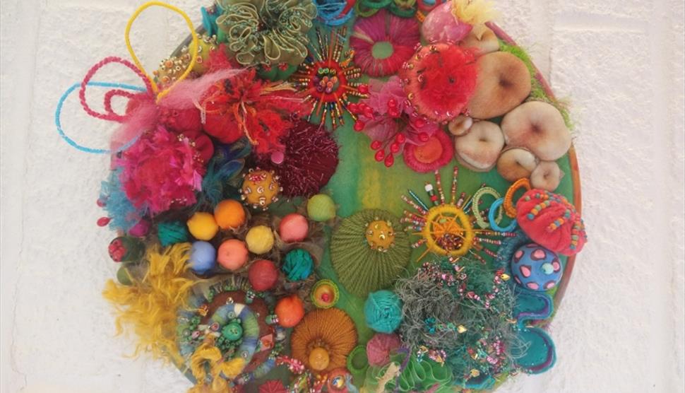 Textile Coral Reef Workshop at St Barbe Museum