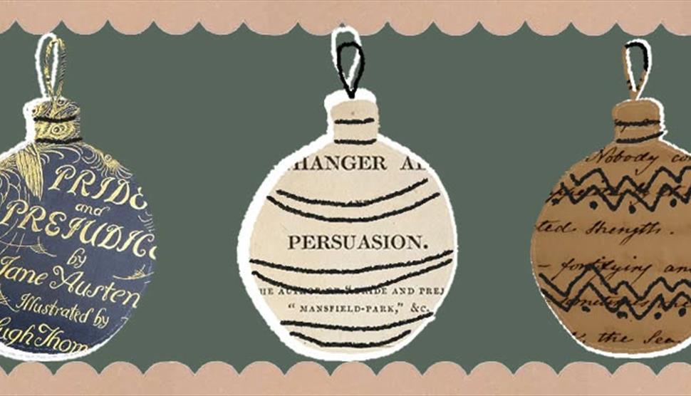 Jane Austen themed baubles