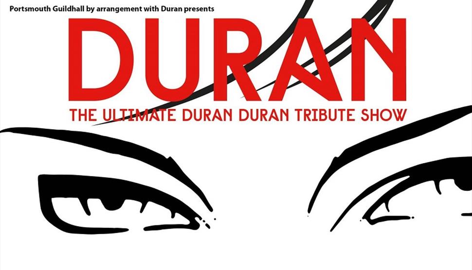 Poster illustration for Duran at Portsmouth Guildhall