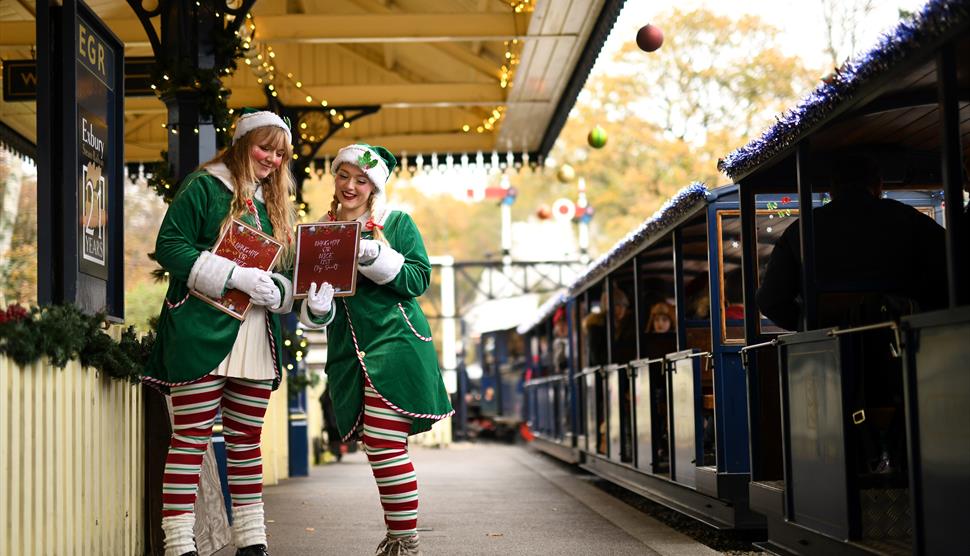 Christmas and Festive Railway Experience at Exbury Gardens Visit