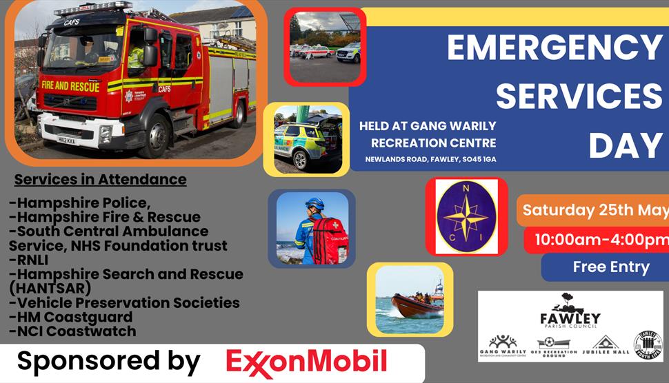 Emergency Services Day at Gang Warily Recreation Centre