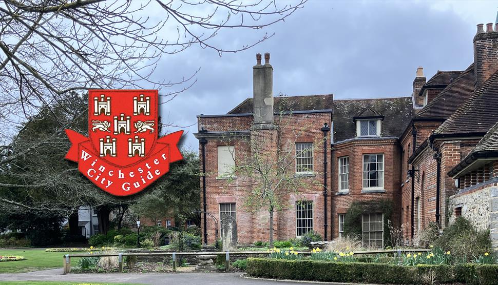 Abbey House from Abbey Gardens, Winchester