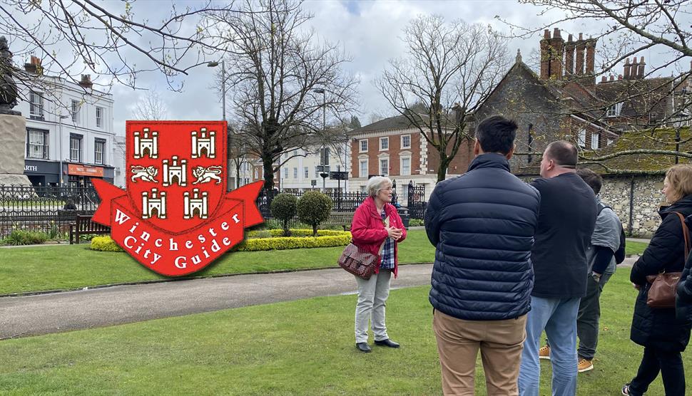 Group in Abbey Gardens, Winchester