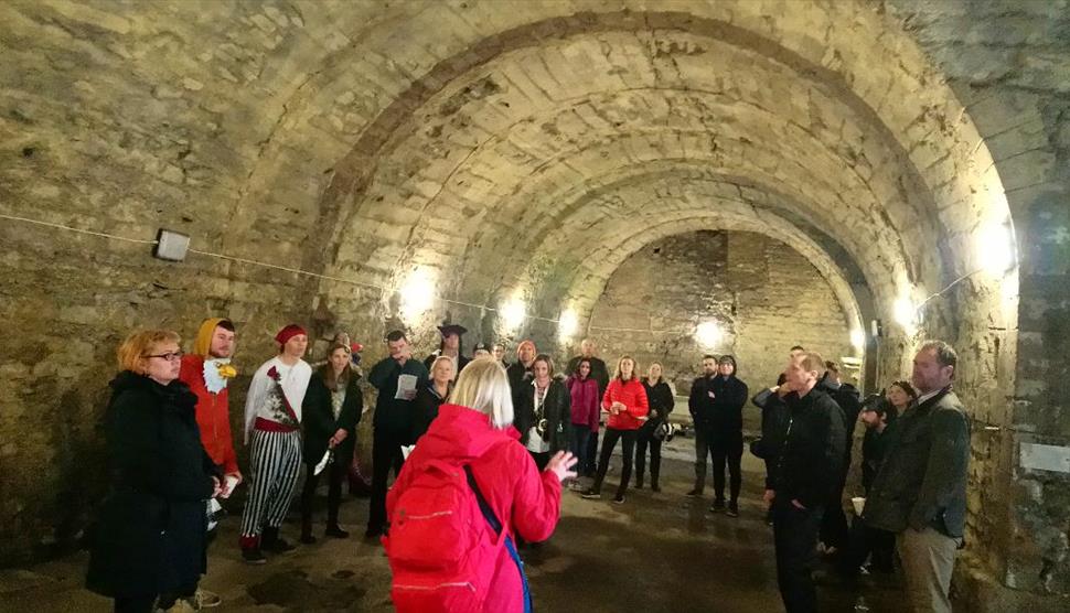 Explore Southampton's underground wine vaults