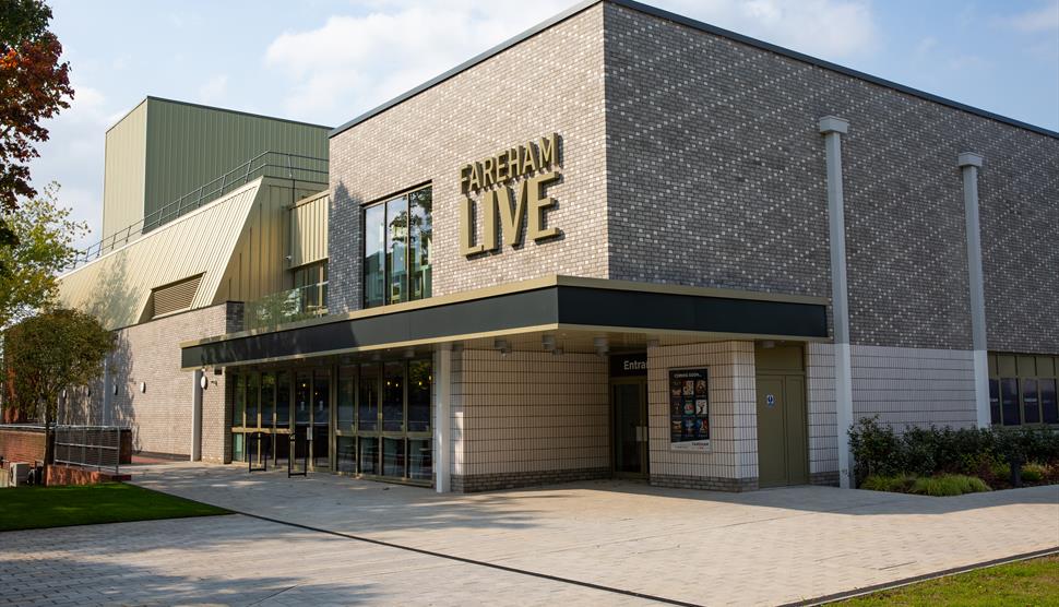 The exterior of Fareham Live