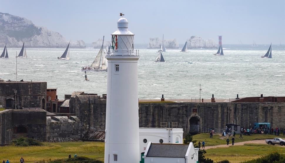 Rolex Fastnet Race from Hurst Castle