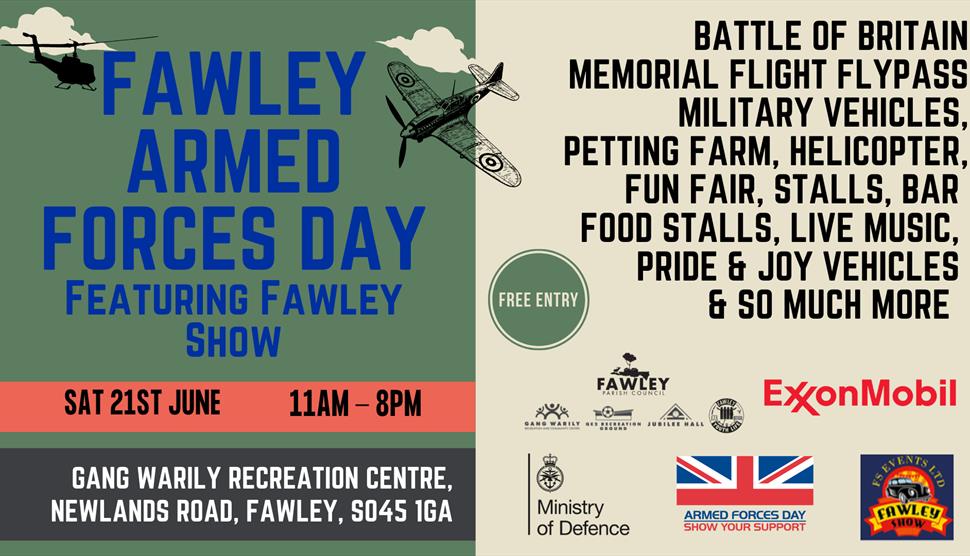 Fawley Armed Forces Day featuring Fawley Show