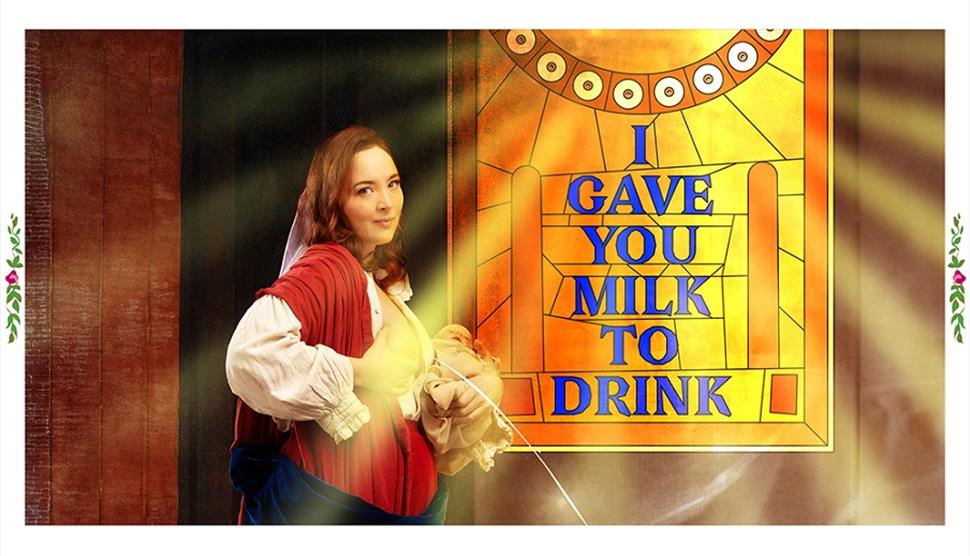 Poster for Fern Brady's tour: I Gave You Milk to Drink