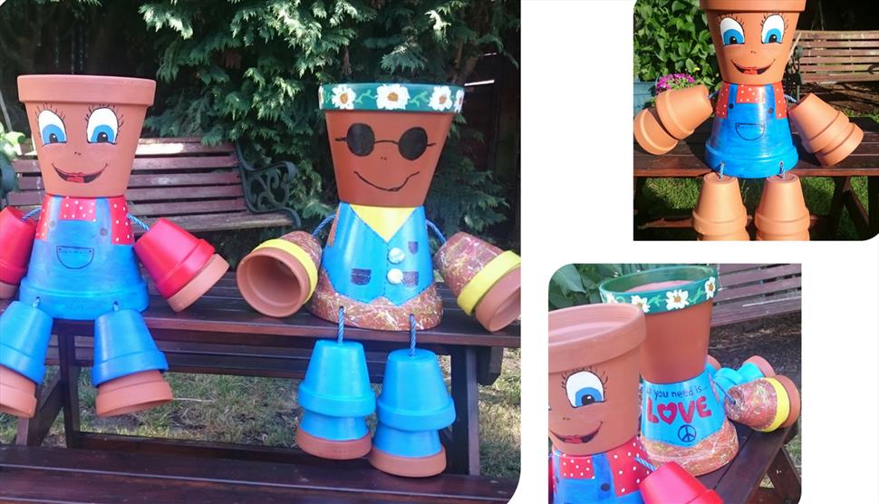Flower Pot People Craft Workshop in Southampton