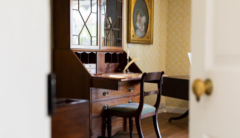 The drawing room at Jane Austen's House