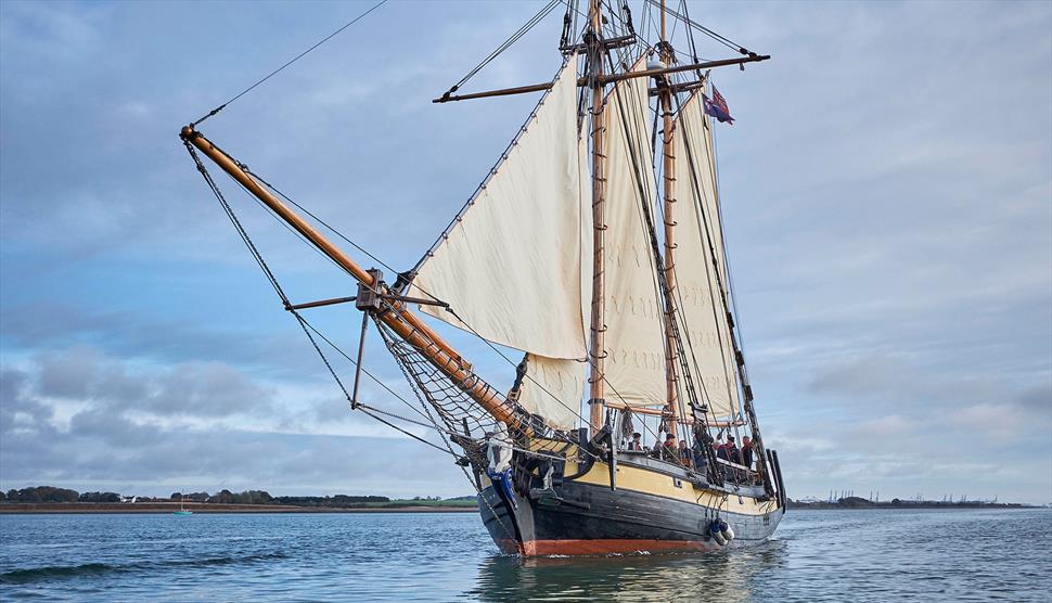 HMS Pickle Trafalgar Weekend at Buckler's Hard