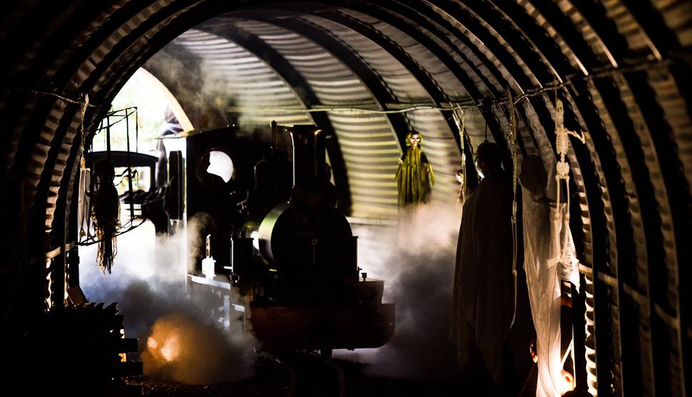 Ghost Train at Exbury Gardens