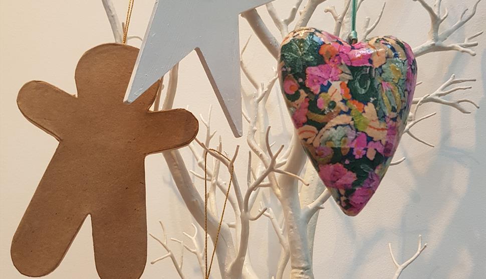 Children's Christmas Decopatch at Sandham Memorial Chapel