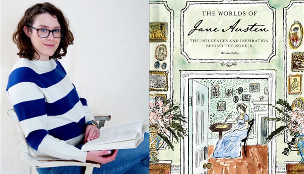 Author Helena Kelly and her book, The Worlds of Jane Austen