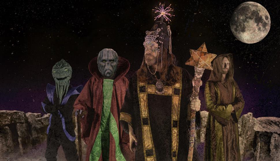 Photograph of the band Henge