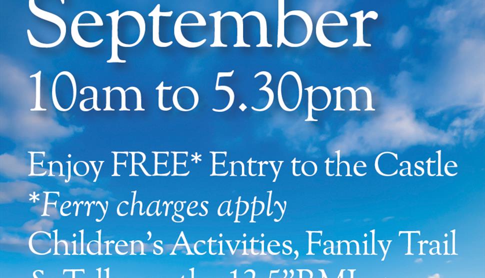 open day at Hurst Castle - Saturday 13th September