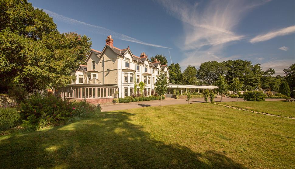 The exterior of Southdowns Manor