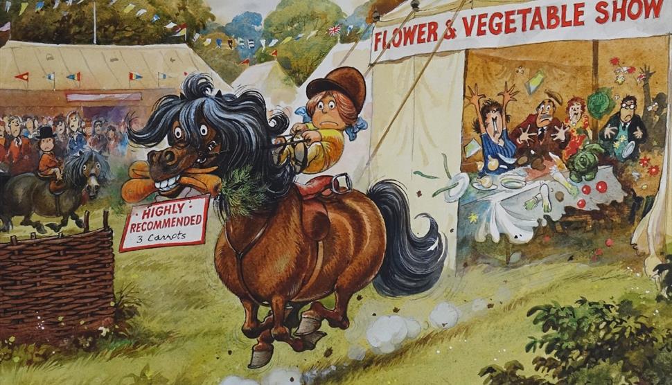 100 years of Norman Thelwell at Mottisfont